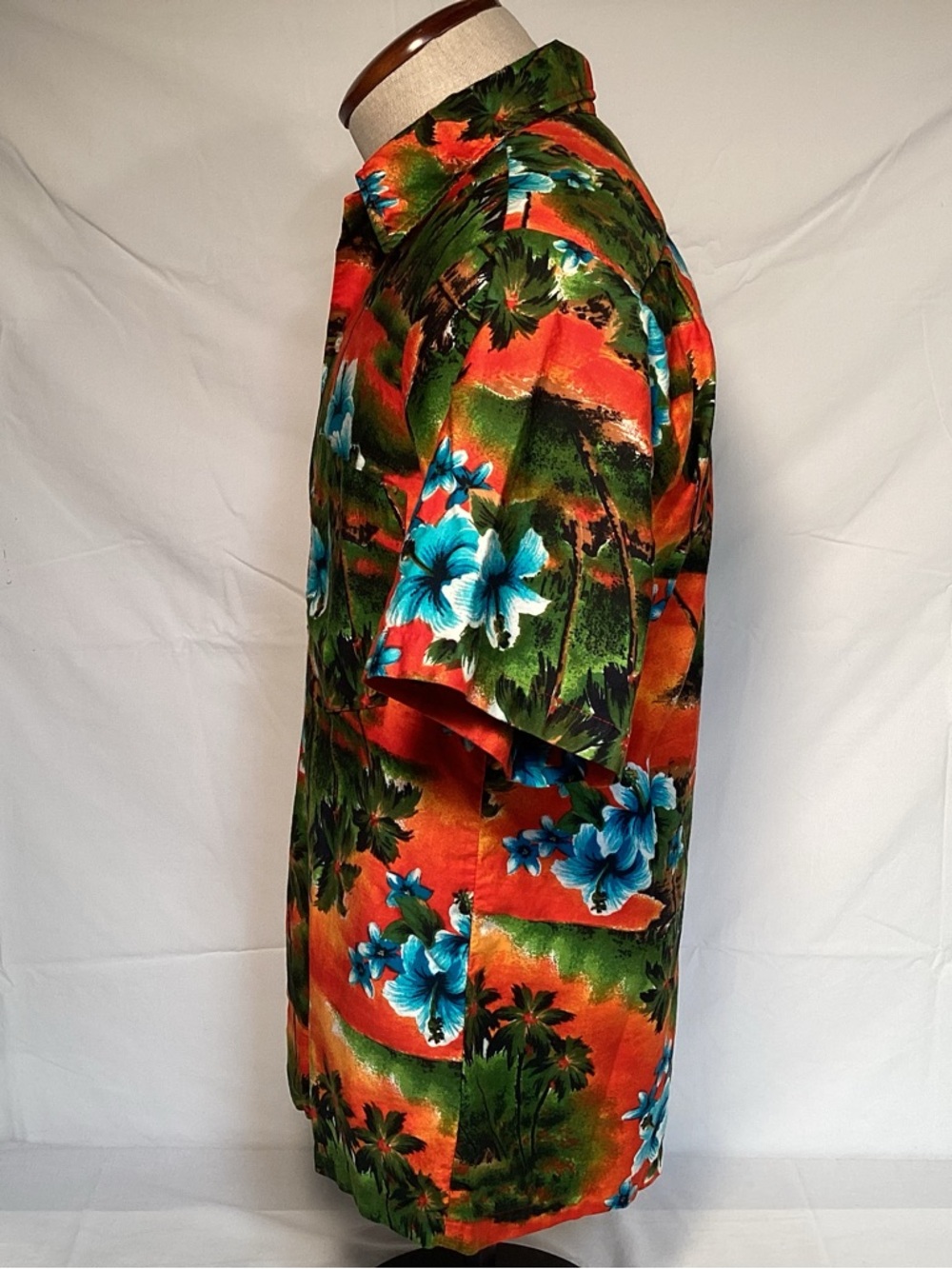 Vintage Hukilau Fashions Honolulu Men's Tropical Floral Hawaiian Camp Shirt - Picture 7 of 12